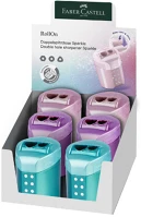 Faber-castell FC183900 Hegyező  rollon sparkle 2 lyukú tartályos műanyag lányos színek kép