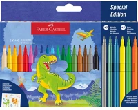 Faber-castell FC554222 Dinoszaurusz 18+6 db filctoll készlet, matricával kép