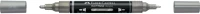 Faber-castell MULTIMARK 251 Akril marker kétvégű multimark 251 faber-castell ezüst kép