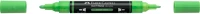 Faber-castell MULTIMARK 257 Akril marker kétvégű multimark 257 faber-castell neon zöld kép