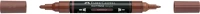 Faber-castell MULTIMARK 378 Akril marker kétvégű multimark 378 faber-castell gesztenyebarna kép
