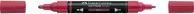Faber-castell MULTIMARK 433 Akril marker kétvégű multimark 433 faber-castell piros bogyó kép