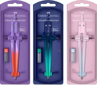 Faber-castell VEGY.SZÍN Műszaki körző készlet gyorsállítóval stream flow edition kép