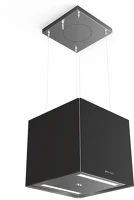 Faber SOFT CUBE NERO INGO F40 sziget páraelszívó led világítás  1 db motor, 700 m3/h, 48-69 db kép