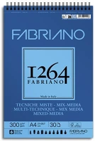 Fabriano A4 30 LAP 1264 mixed media 300 g a4 30 lap spirál rajz- és vázlattömb kép