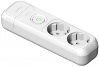 Famatel 2532 16a-250v dupla kapcsolóval földelt szerelhető elosztó kép