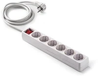 Famatel 9/806 Vez.+kapcsoló 16a-250v 3m 6-os hosszabbító kép