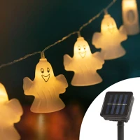 Family 10 LED - 1,1 Led szolár fényfüzér - szellem - 10 led - 1,1 méter - melegfehér kép
