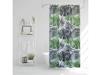 Family 11528B 11528b zuhanyfüggöny - pálmalevél mintás - 180 x 180 cm kép