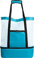 Family 57037A Strandtáska, thermo rekesszel, kék, 45 x 43 x 15 cm (57037a) kép