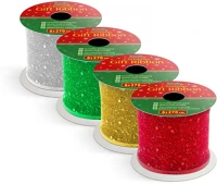 Family 2,7 M Karácsonyi ajándék szalag - piros, zöld, ezüst, arany - 2,7 m kép