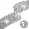 Family 58933L Karácsonyi led-es szalag - ezüst - 5 m x 5 cm - 50 led - usb kép
