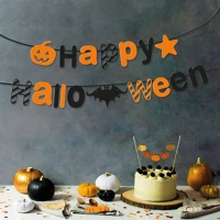 Family 3,5 M Halloween-i papír girland - 