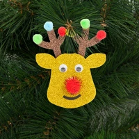 Family 55981A Karácsonyfadísz szett - rénszarvas - 2 db / csomag () kép