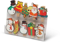 Family 55999E Karácsonyi csipesz szett - karácsonyi mix - 10 db / csomag () kép