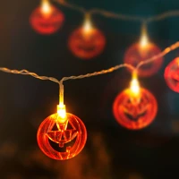 Family 56533A Halloween-i led-es fényfüzér - tök - 10 led - 2 x aa - 1,35 m kép