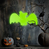 Family 56544A Halloween-i foszforeszkáló dekoráció - denevér - 20 x 10 cm () kép