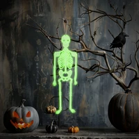 Family 56545A Halloween-i foszforeszkáló dekoráció - csontváz - 32 x 11 cm () kép