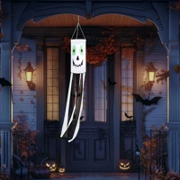 Family 56552B Halloween-i szélzsák dekoráció - szellem - fehér - 122 cm () kép