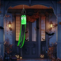 Family 56552C Halloween-i szélzsák dekoráció - frankenstein - zöld - 122 cm () kép
