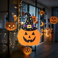 Family 56555A Halloween-i dekoráció - tök - akasztható - filc - 41 x 28 cm () kép