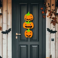 Family 56557A Halloween-i dekoráció - tök - akasztható - filc - 63 x 32 cm () kép