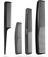 Family 57141B Fésű szett - fekete - 4 db / csomag kép