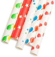 Family 57159D Papír szívószál - party kép