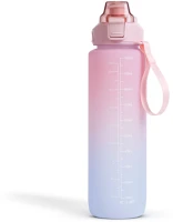 Family 57219A Sport kulacs - 1l - opálos - rózsaszín-kék színátmenetes kép