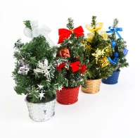 Family 58007 Műfenyő - mini - díszített - 4 szín - 30 cm kép