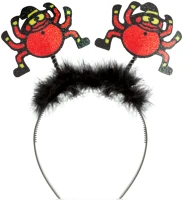 Family 58020D Halloween-i hajráf - rugós - pók kép