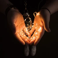 Family 58043B Led fényfüzér - 10 db melegfehér led - 2 x aa () kép