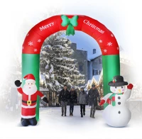 Family 58060K Christmas  felfújható kapu mikulás, hóember kép