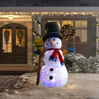 Family 58067D 58067d felfújható hóember - 120 cm - rgb színes led kép