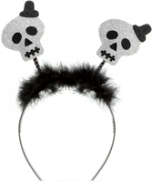 Family 58119L Halloween-i hajráf - csillogós koponya kép