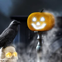 Family 58162C Halloween-i rgb led dekor - habszivacs tök - narancssárga - 11 cm kép