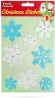 Family 58251D Karácsonyi 3d filc matrica szett - hópehely - 15 x 20 cm - 8 db / csomag () kép