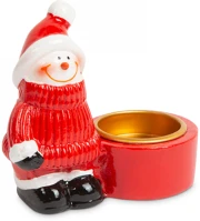 Family 58259 Karácsonyi teamécses tartó - hóember () kép