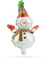 Family 58270B Karácsonyi lufi - hóember - alumínium - 30 x 18 cm () kép