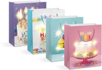 Family 58320 Ajándéktasak - 10 melegfehér led, papír - 265 x 127 x 330 mm - 4 féle / csomag - 12 db / csomag () kép