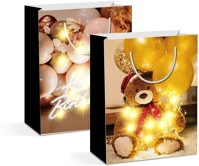 Family 58321 Ajándéktasak - 10 led, papír - 265 x 127 x 330 mm - 2 féle / csomag () kép