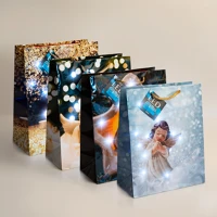 Family 58325 Ajándéktasak - 10 hidegfehér led, papír - 265 x 127 x 330 mm - 4 féle / csomag () kép