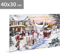 Family 58457 58457 led-es fali kép, karácsonyi, 40x30 cm kép