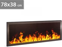 Family 58500 Led-es fali hangulatkép - valósághű kandalló - 78 x 38 cm () kép