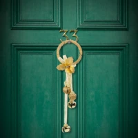 Family 58619B Karácsonyi dísz - akasztható, csilingelő - fém, arany kép