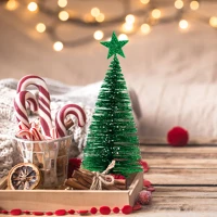 Family 58658 Mini dekor műfenyő - glitteres - 18 cm - 4 szín kép