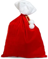 Family 58715 Mikulás zsák - 72,3 x 51,4 cm - piros / fehér () kép