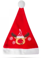 Family 58720C Karácsonyi mikulás sapka - rénszarvas mintával - 27 x 39 cm kép