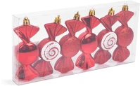 Family 58782C Karácsonyfadísz szett 10x3,6 cm - 6 db / szett (58782c) kép