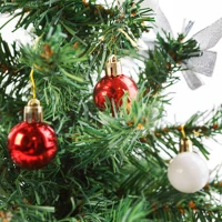 Family 58789 Karácsonyfadísz szett - piros / fehér - 3 cm - 15 db / szett kép